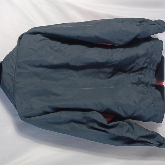 Sno Down Zinger vintage retro ski coat, black & hot pink - Picture 6 of 8